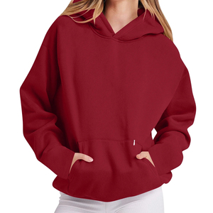 Sweat-shirts et hoodies pour femmes en coton 100% épais et lourd, de haute qualité, style streetwear, logo personnalisé - Product Image 4