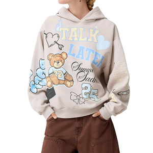 Comprar personalizado transpirable casual streetwear gota hombro figuras transpirable ecológico sudaderas con capucha de punto - Product Image 1