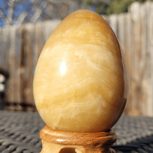 Venta al por mayor de cristal curativo natural de huevo de calcita amarilla para la decoración del hogar Equilibrio energético del fabricante de piedras preciosas de confianza - Product Image 6