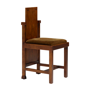 Solid <b>Wood</b> <b>Dining</b> <b>Chair</b> With Upholstered Polyester Seat Brown Finish For Cafe Restaurant Hotel Use - Product Image 2