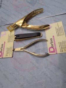Cortauñas y Alicates de Cutícula de Acero Inoxidable con Punta Chapada en Oro, los Más Vendidos, con Logotipo Personalizado, Pakistán - Product Image 5