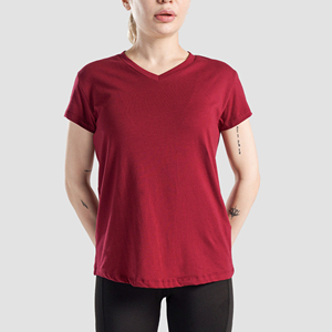 Camisetas de algodón personalizadas ecológicas de verano para mujer, camisetas casuales transpirables de alta calidad, uso diario - Product Image 4