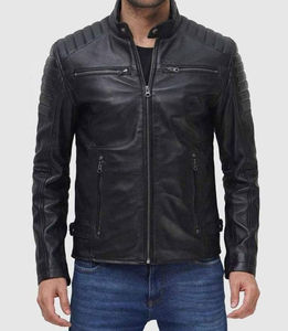 Chaqueta con Capucha de Cuero Genuino de Nuevo Diseño para Hombre, Ropa de Calle Moderna, Ecológica, Transpirable, Suave y Cómoda para Invierno - Product Image 6