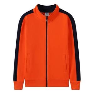 เสื้อสเวตเตอร์คาร์ดิแกนมีซิปแบบลำลองคอปกตั้งเสื้อผ้าทำงานสั่งทำพร้อมโลโก้พิมพ์ลายสำหรับฤดูใบไม้ร่วงและฤดูหนาว - Product Image 3