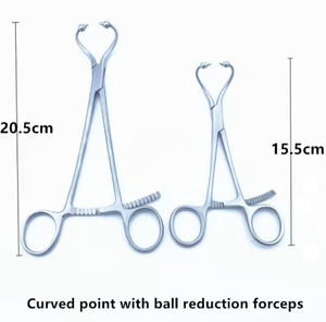 คีมหนีบแผ่นลดกระดูกพร้อมหัวบอลเครื่องมือผ่าตัดเกี่ยวกับศัลยกรรมกระดูกสัตวแพทย์ - Product Image 5