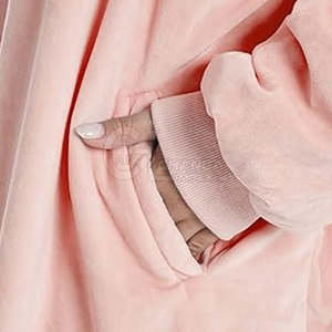 Sudadera con Capucha de Tela Suave, Manta Abrigada de Invierno, Sudadera Extra Grande, Cómoda y Usable como Manta - Product Image 4