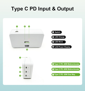 Mini UPS Type-C de qualité professionnelle 65W, solution de secours d'alimentation CC pour les réseaux ISP - Product Image 4