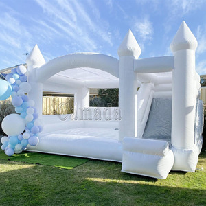 0.55mm Commercial Grade <strong>White</strong> <strong>Bounce</strong> <strong>House</strong> Inflatable <strong>White</strong> Wedding Bouncy Castle Party Hire Bouncy <strong>House</strong> Slide Combination - Product Image 4