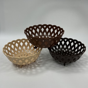 Panier rond en plastique pour la décoration de fruits et légumes pour la sécurité alimentaire de table à manger label privé OEM en vrac - Product Image 4