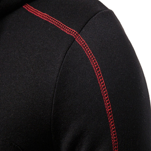 Sudaderas con capucha de temporada para hombre, Sudadera con capucha transpirable con cremallera, ropa de calle, estilo de moda, sudaderas con capucha de etiqueta privada sostenibles de gran tamaño para hombre - Product Image 3