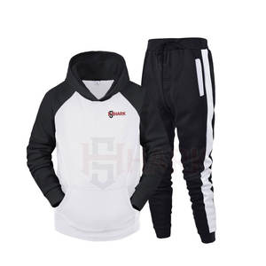 Hugh hecho a medida para hombre invierno 100% algodón Regular Fit Pullover Jogging Track Suits alta calidad para gimnasio estilo Casual - Product Image 1