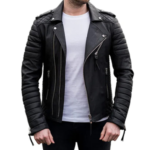 <b>Fine</b> Quality Soft Touch Cowhide Leather Fashion Jacket for Men Best OEM Manufacturers New Style Fashion Leather Jacket - Product Image 1