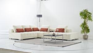 Conjunto de Esquina Minella - Sala de Estar Convertible Extensible, Cómodo Diseño Europeo Moderno - Product Image 3