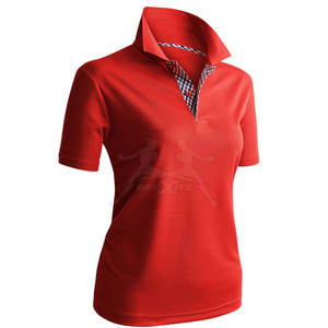 Camisetas Polo transpirables de secado rápido para mujer, camisetas Polo Moq bajo de etiqueta privada para mujer a la venta - Product Image 4