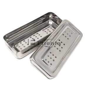 Boîte de rangement pour instruments chirurgicaux en acier inoxydable, certifiée CE, équipement médical réutilisable avec faible MOQ (10 pièces) - Product Image 2