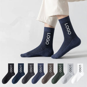 2025 mejor venta Unisex hombres y mujeres calcetines Casual matemáticas estampado geométrico Otoño Invierno calcetines de algodón al por mayor calcetines personalizados para hombres - Product Image 5
