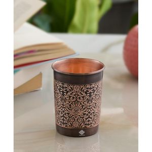 Vaso de cobre para la hidratación diaria ayuda en la inmunidad de la digestión y la desintoxicación natural - Product Image 3