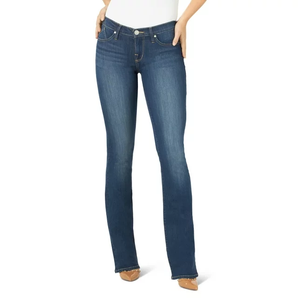 Best Selling Premium Quality Women's Washed Denim <b>Jeans</b> Pant Custom Design Casual Plus Size Spring Season Bangladesh Mid - Product Image 1