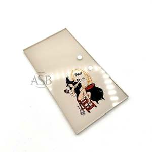 Halloween Custom Logo Acrylic <b>Eyelash</b> Tiles With <b>Magnets</b> For Tweezers Custom Logo Horror Pumpkin Bow Lash Tiles - Product Image 4