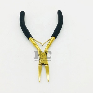 Alicates de sujeción fuerte para extensiones de cabello, de acero inoxidable, herramienta para abrir y quitar extensiones de cabello con anillos micro/nano, herramienta para extensiones de cabello. - Product Image 4