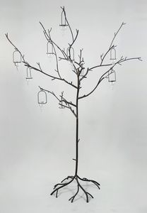 Nuevo portavelas de latón con forma de árbol de Navidad hecho a mano, escultura de adorno de Metal, pieza de exhibición de vacaciones elegante y duradera - Product Image 6