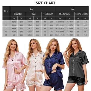 Ensemble pyjama d'été à imprimé coeur sexy avec nœud côtelé pour femmes Vêtements de nuit confortables Cami Top & Shorts Loungerwear - Product Image 6