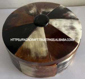 กล่องเรซินใส่เครื่องประดับตามสั่งกล่องใส่ของทรงกลมฝังกระดูก - Product Image 2