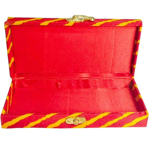 Caja de cartón al por mayor hecha a mano con estampado Lahariya para guardar joyas, ideal para Navidad, fiestas, bodas y regalos para novias. - Product Image 1