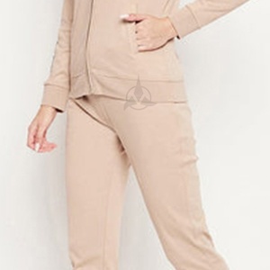 OEM Survêtement Pull Sweat à capuche et pantalon de survêtement pour femmes Sweat-shirt Jogger Ensemble 100% Coton Polaire 2 Pièces Ensemble Survêtements Femmes - Product Image 6