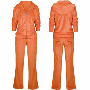 Survêtement d'hiver pour femme de qualité supérieure, coupe ajustée, à capuche, uni, impression de logo personnalisée, léger, respirant, séchage rapide - Product Image 1