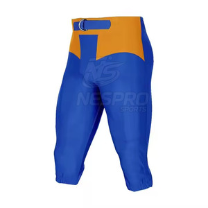 Shorts de football américain OEM légers et durables avec logo frontal, tissu respirant, grandes tailles, coutures renforcées - Product Image 1