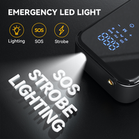 12V Portable Car Battery Jump Starter with Air Pump Digital Tire Inflator 4 in 1 Multi Function Emergency Power Bank