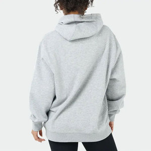 Sweat à capuche surdimensionné d'hiver personnalisé OEM avec poche avant, tissu respirant et écologique, design doublé pour femmes - Product Image 6