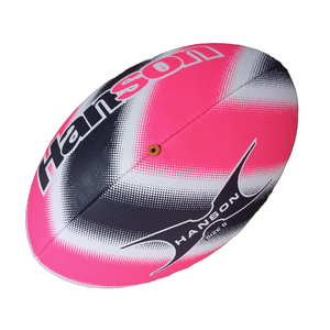 High Quality Most Selling Customized Logo Design Durable Synthetic <b>Size</b> 4 <b>5</b> <b>Rugby</b> <b>Ball</b> Outdoor Sports Customized Weight HANSON - Product Image 1