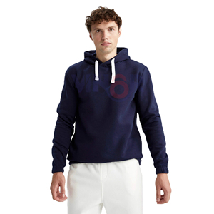 Sudadera con Capucha Casual para Hombre, 100% Algodón, Forro Polar, Logotipo Personalizado Bordado, Invierno, Ecológica, Transpirable, 2 Piezas - Product Image 2