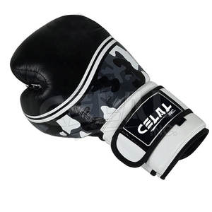 Gants de boxe thaïlandais d'origine en cuir 100% robuste, Logo personnalisé, gants de boxe professionnels en cuir Pu - Product Image 4