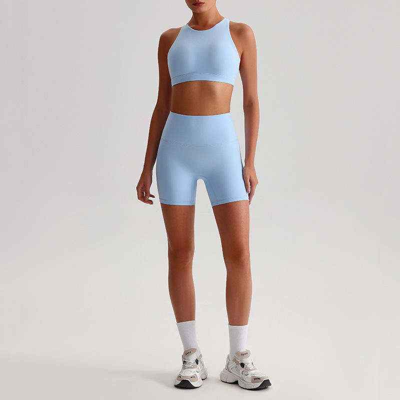 0198 ชุดสูทสีฟ้าอ่อน