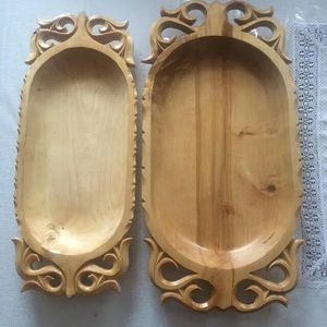 BANDEJA IMPRESA DE MADERA QUIEN MEJOR CALIDAD TALLADA Forma cuadrada disponible y artesanía de la India mejor muestra Venta caliente - Product Image 5