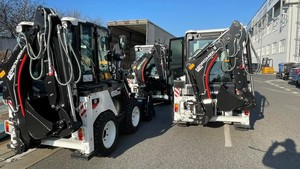 Chargeuse-pelleteuse compacte Hidromek HMK 62 SS 4x4 télescopique avec machine hydraulique diesel haute pression - Product Image 6