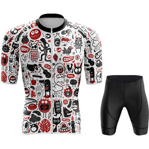 Tenue de cyclisme respirante sans couture de haute qualité, design personnalisable, vêtements de sport pour hommes, vélo de route, dernière mode, ensembles de vêtements de sport 100% - Product Image 1
