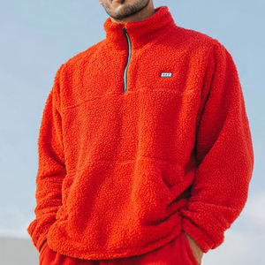 Vêtements de mode, vestes en polaire d'hiver amples pour hommes, streetwear, veste en polaire sherpa pour hommes - Product Image 6