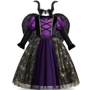 Vestido de Princesa Gótica para Disfraz de Halloween, Grupo de Edad: Niños - Product Image 4