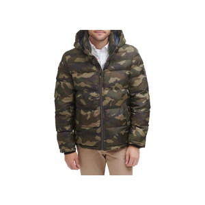 High Street Custom Logo <b>Top</b> Selling Knitted Polyester Quality Hooded <b>Bubble</b> Jacket - Product Image 3