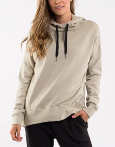 Sweat-shirt à capuche en coton de qualité supérieure pour femmes, sweat-shirt à capuche de couleur unie avec broderie de logo personnalisé, sweat-shirt à capuche pour hommes, impression en relief - Product Image 5