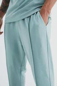 Moda callejera hecha en Pakistán Crop Jogger bolsillos laterales Slim Tapered cintura elástica Pintuck diseño transpirable personalizable - Product Image 2