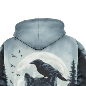 Sudaderas con Capucha Sublimadas para Hombre, Diseño Personalizado, Ropa Casual de Invierno, Venta al Por Mayor, Poliéster/Algodón de Alta Calidad, Secado Rápido y Transpirable - Product Image 5