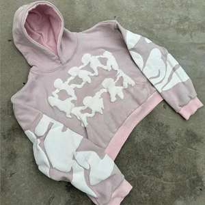 OEM Vente en gros Pull à capuche camouflage respirant pour femmes New Western Style Fitness Sportswear avec impression bouffante complète - Product Image 6