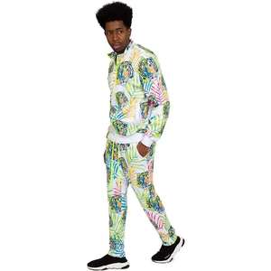 Survêtement sublimé couleur unie pull-over en polaire survêtements d'extérieur pour hommes ensembles de survêtement pour hommes vente en gros - Product Image 6