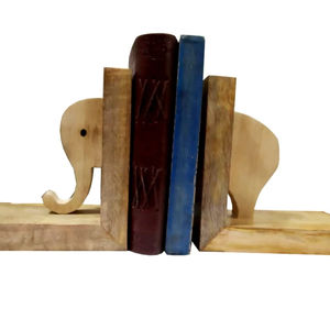 Serre-livres de table en bois massif naturel de haute qualité, design moderne, à un prix raisonnable par un exportateur indien pour une utilisation décorative - Product Image 3