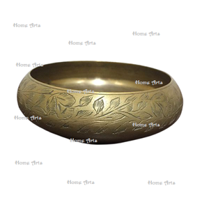 <b>Set</b> Of 2 Brass Hammered <b>Dessert</b> <b>Bowl</b> Round Shape Customized Size Food Serving Brass <b>Bowl</b> For Top Selling - Product Image 6